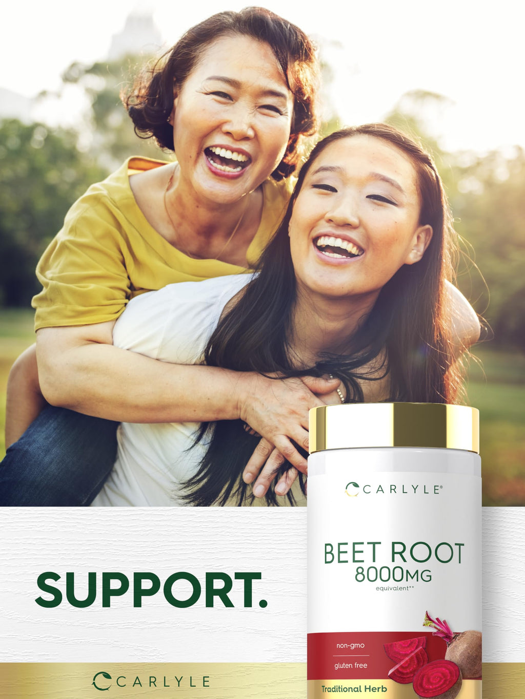 Carlyle Beet Root Capsules | 120 Count | Quick Release Capsules | Non-GMO and Gluten Free Supplement