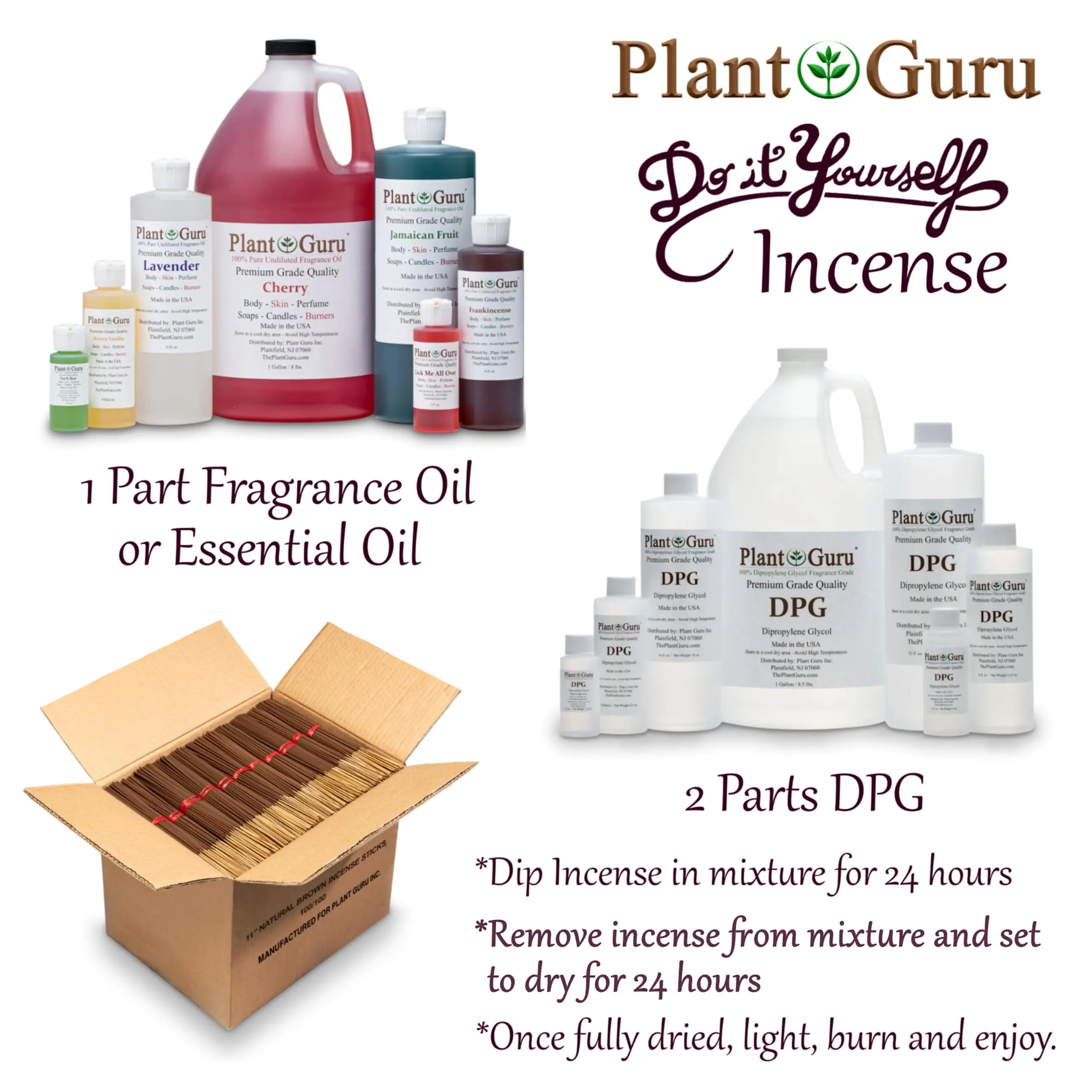 Dipropylene Glycol DPG 4 fl. oz. - Fragrance Grade Carrier Oil - Great for Incense Making Plant Guru Au supplements