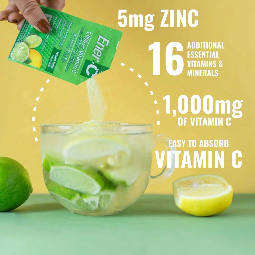 Ener-C Multivitamin Drink Mix - Vitamin Packets for Water, Electrolytes Powder Packets, Vitamin Drink Mix, Hydration Liquid Mix Ener-C Au supplements