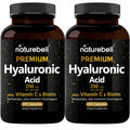 NatureBell 2 Pack Plant Based Hyaluronic Acid Supplements 250mg with 25mg Vitamin C NatureBell Au supplements
