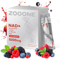 zooone NAD+ 1000mg Liquid Packets Supplement - Premium Nicotinamide Riboside & Resveratrol for Cellular Energy