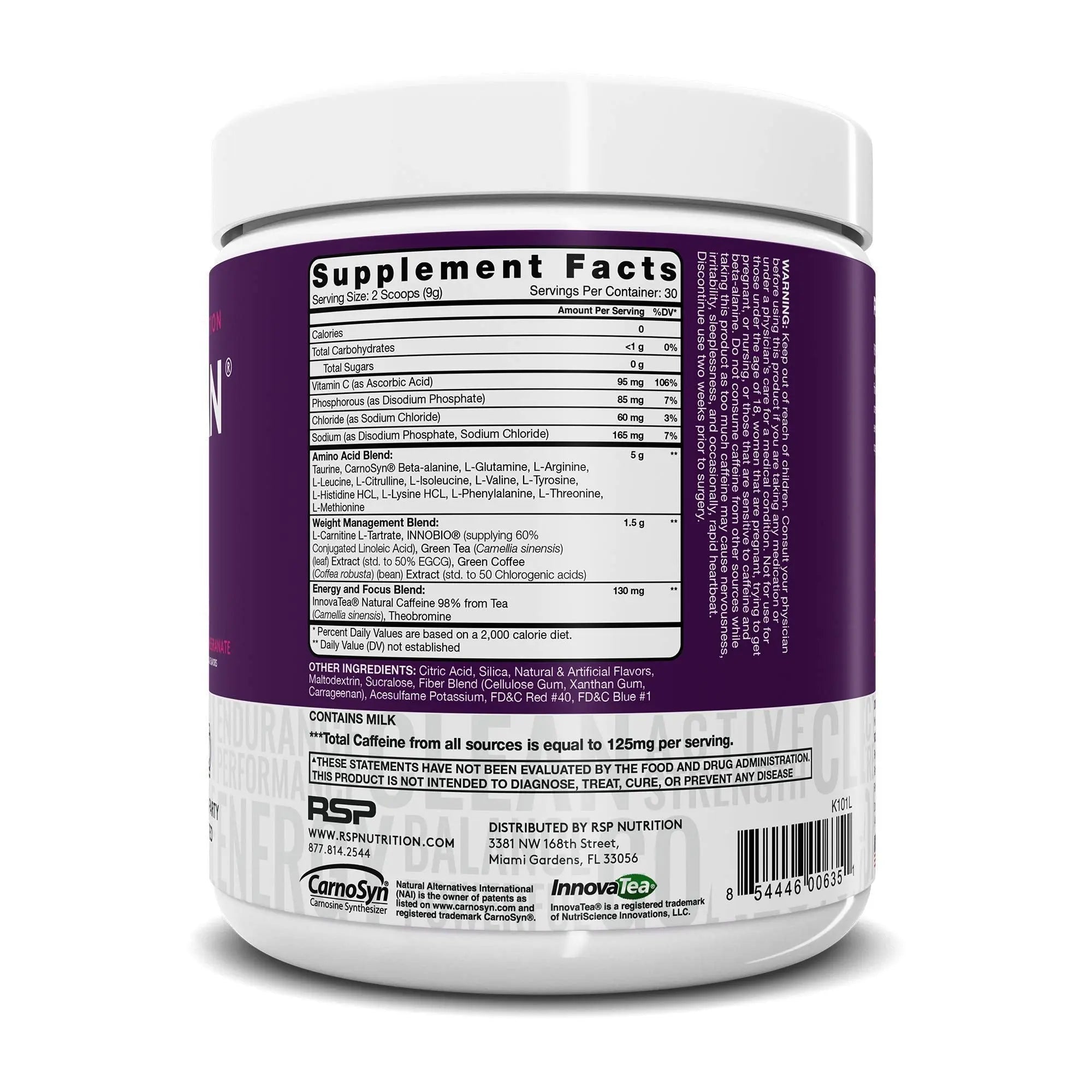 RSP NUTRITION TrueFit Protein Powder (Chocolate 2 LB) with AminoLean Pre Workout RSP NUTRITION Au supplements