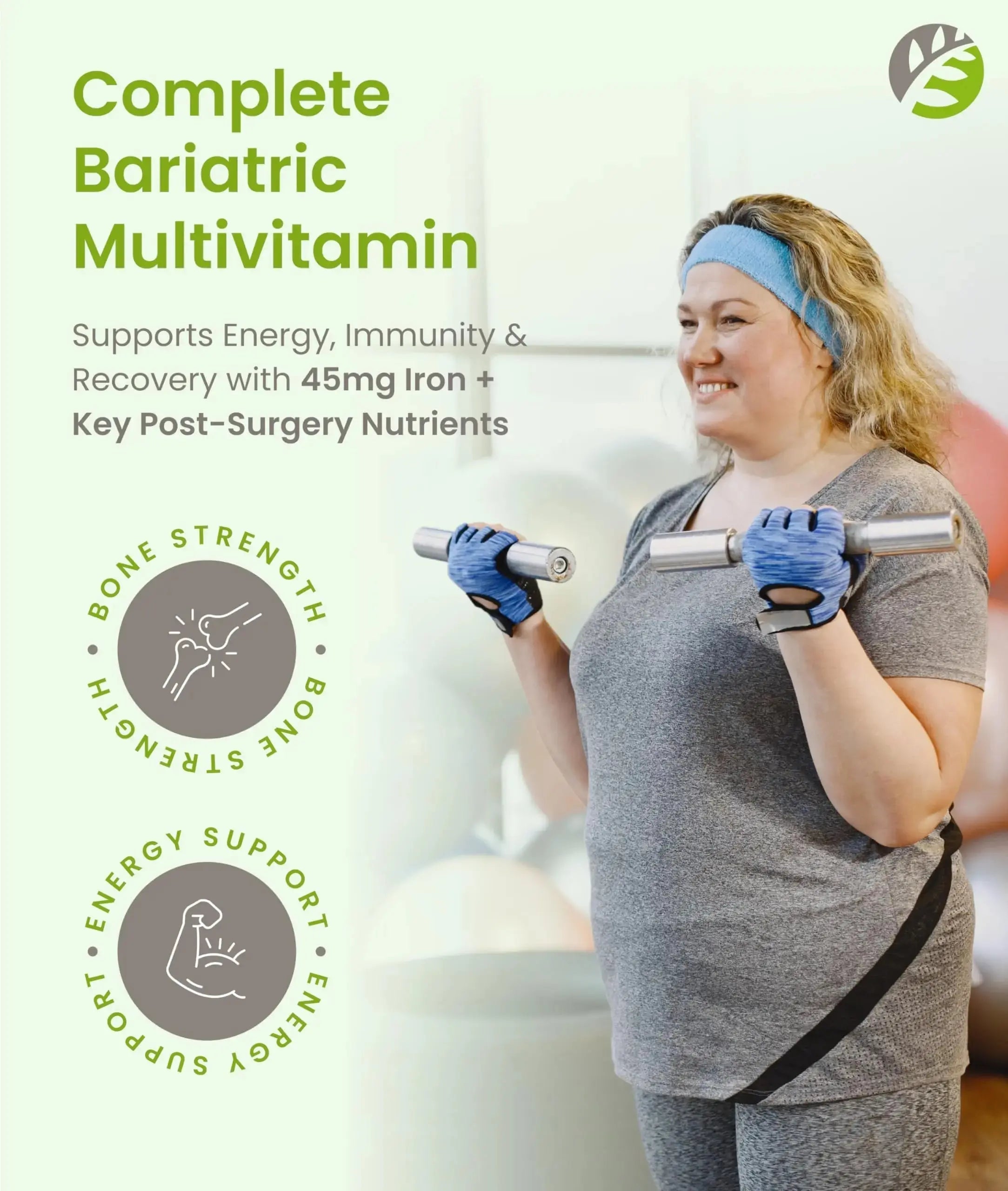 BariSlim Complete Chewable Bariatric Multivitamin Tablets - 45 mg Iron - Bariatric Vitamin & Supplement for Post Bariatric Surgery Including Gastric Bypass BariSlim Au supplements
