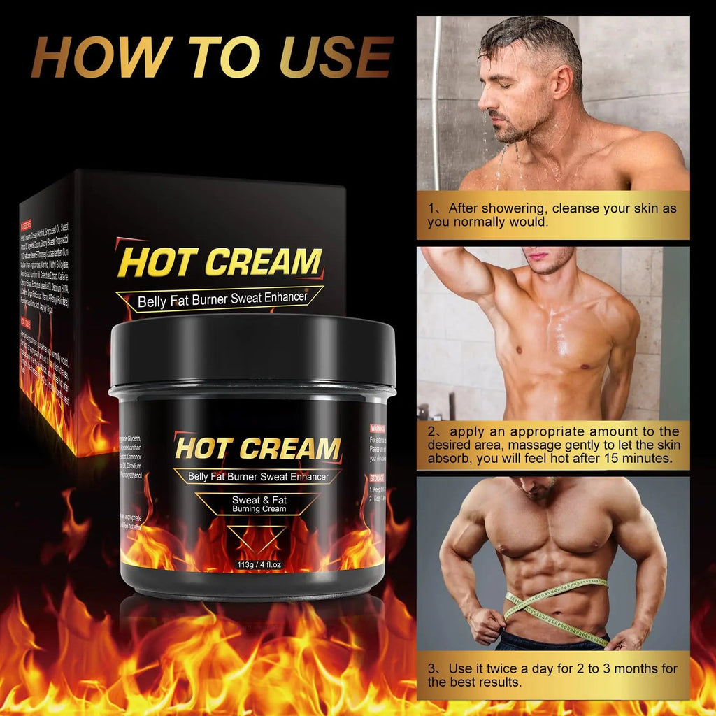 REBODUM Hot Sweat Cream, Fat Burning Cream for Belly Natural Weight Loss Cream Weight Loss REBODUM Au supplements