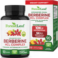 ForestLeaf Berberine Supplement - 1300mg per Serving - Ultra High Potency Berberine HCl with Ceylon Cinnamon, Bitter Melon & Gymnema