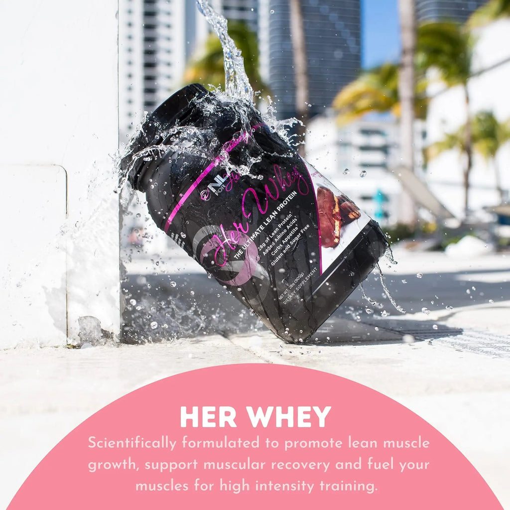 NLA for Her Pre/Post Workout Stack (Includes Her Whey Chocolate Éclair and Uplift Pre NLA for Her Au supplements