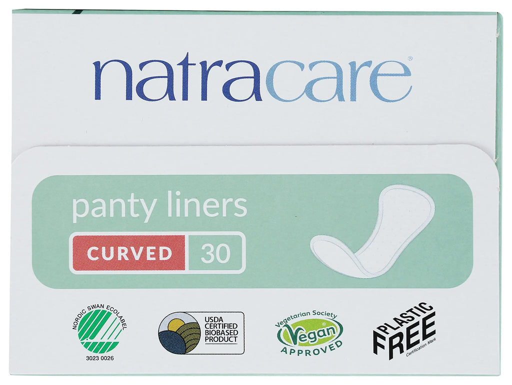 Natracare Natural Organic Curved Panty Liners, with Certified Organic Cotton, Ecologically Certified NATRACARE Au supplements