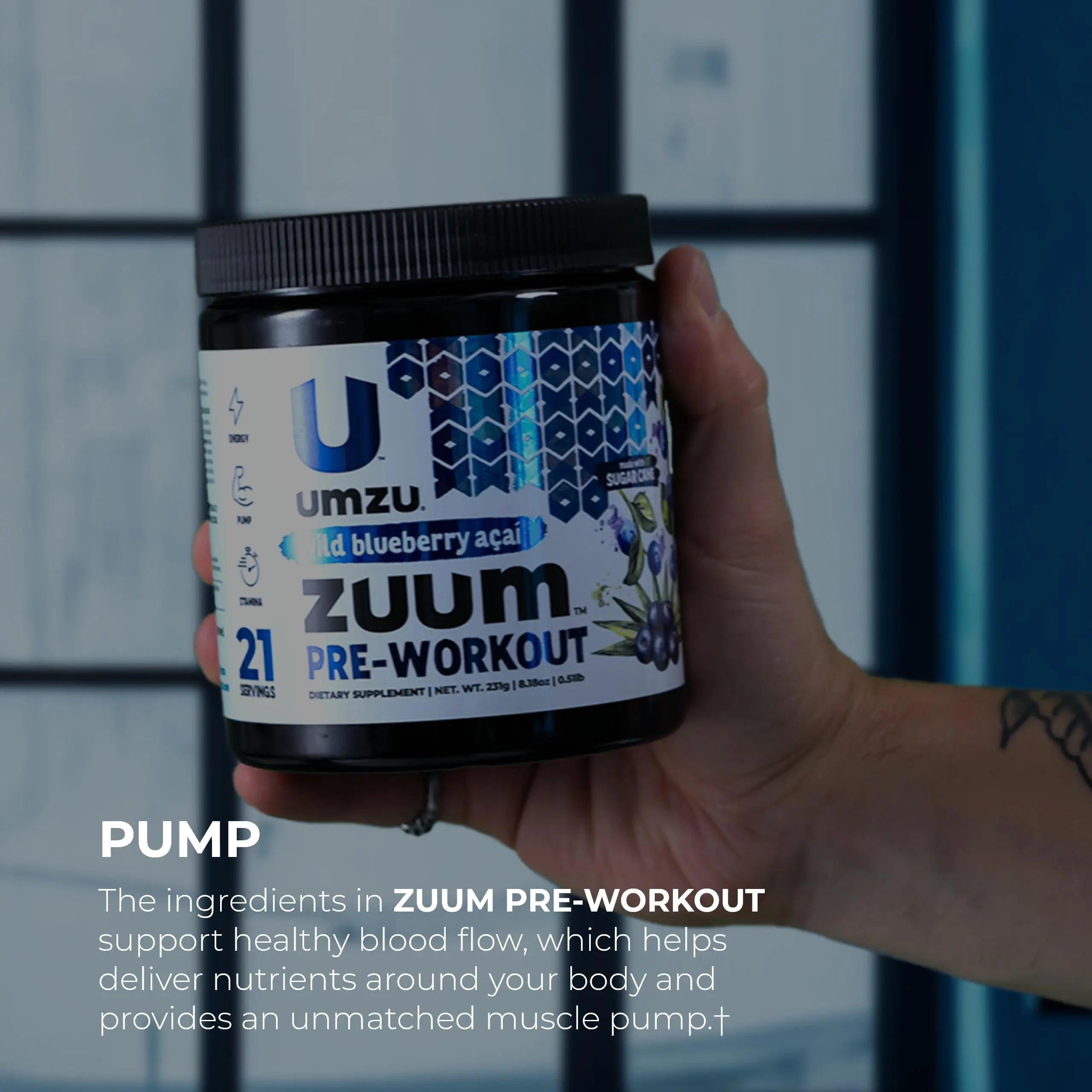 UMZU Zuum Pre-Workout Wild Blueberry Acai UMZU Au supplements