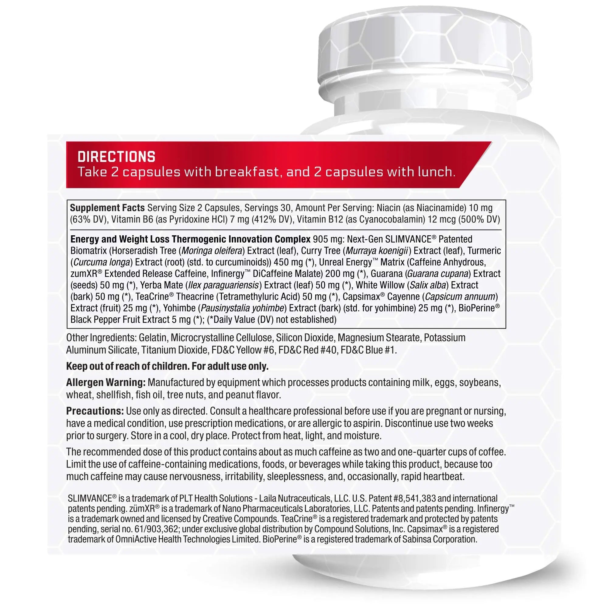 FORCE FACTOR LeanFire with Next-Gen SLIMVANCE Advanced Thermogenic Fat Burner Force Factor Au supplements