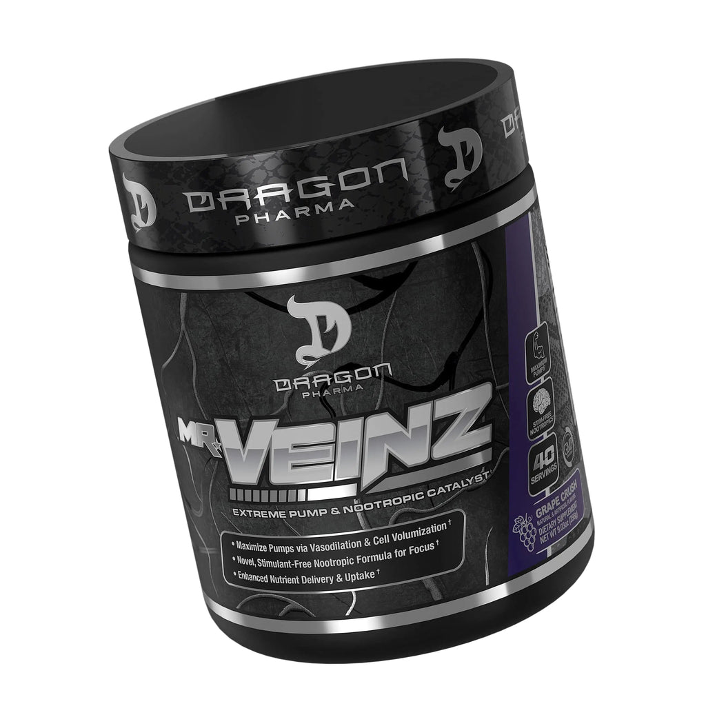 DRAGON PHARMA Mr. Veinz Stim Free Pre-Workout, Extreme Pump & Nootropic Catalyst DRAGON PHARMA Au supplements