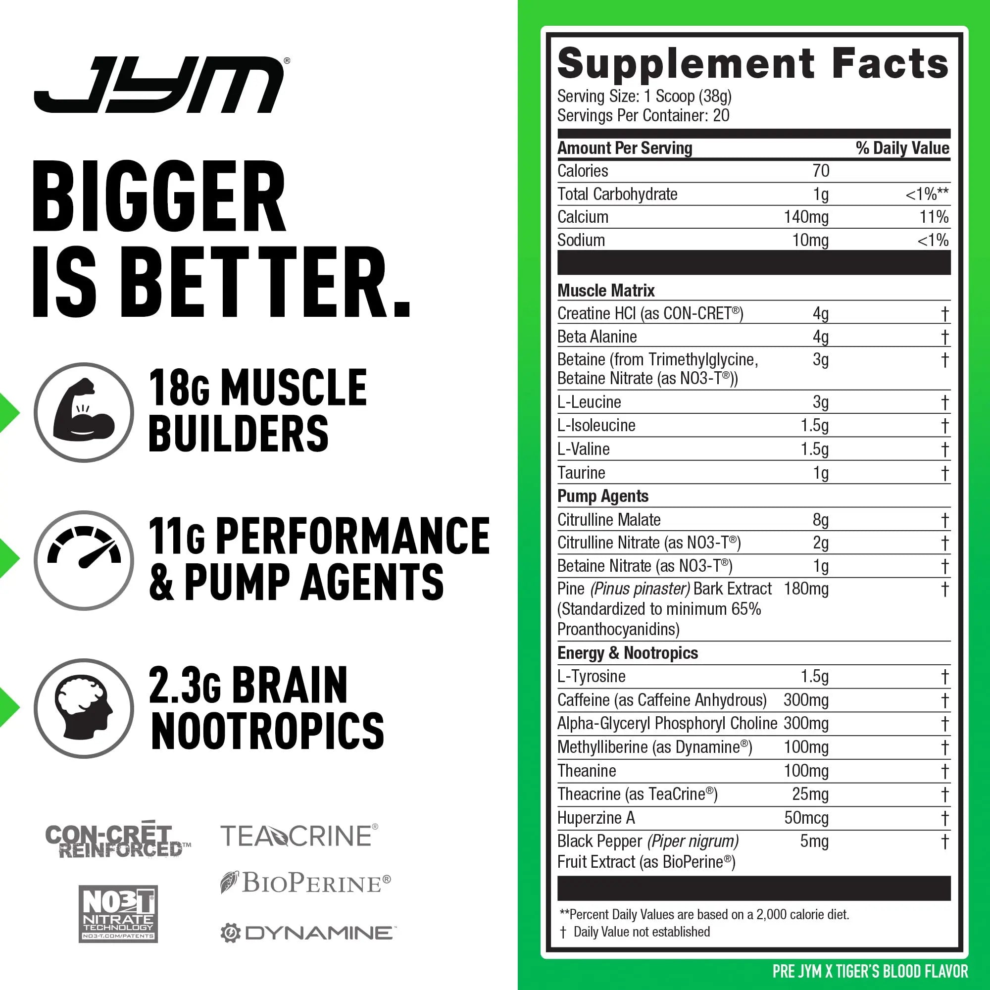 PRE JYM X - Tiger's Blood JYM Supplement Science Au supplements