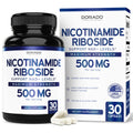 Nicotinamide Riboside 500mg (30 Count) NAD Supplement - NR Supplement For Women & Men to Support NAD+ Levels - NAD Booster - Third Party Tested - Vegan Safe, Non GMO & USA Made (30 Capsules) DORADO NUTRITION Au supplements