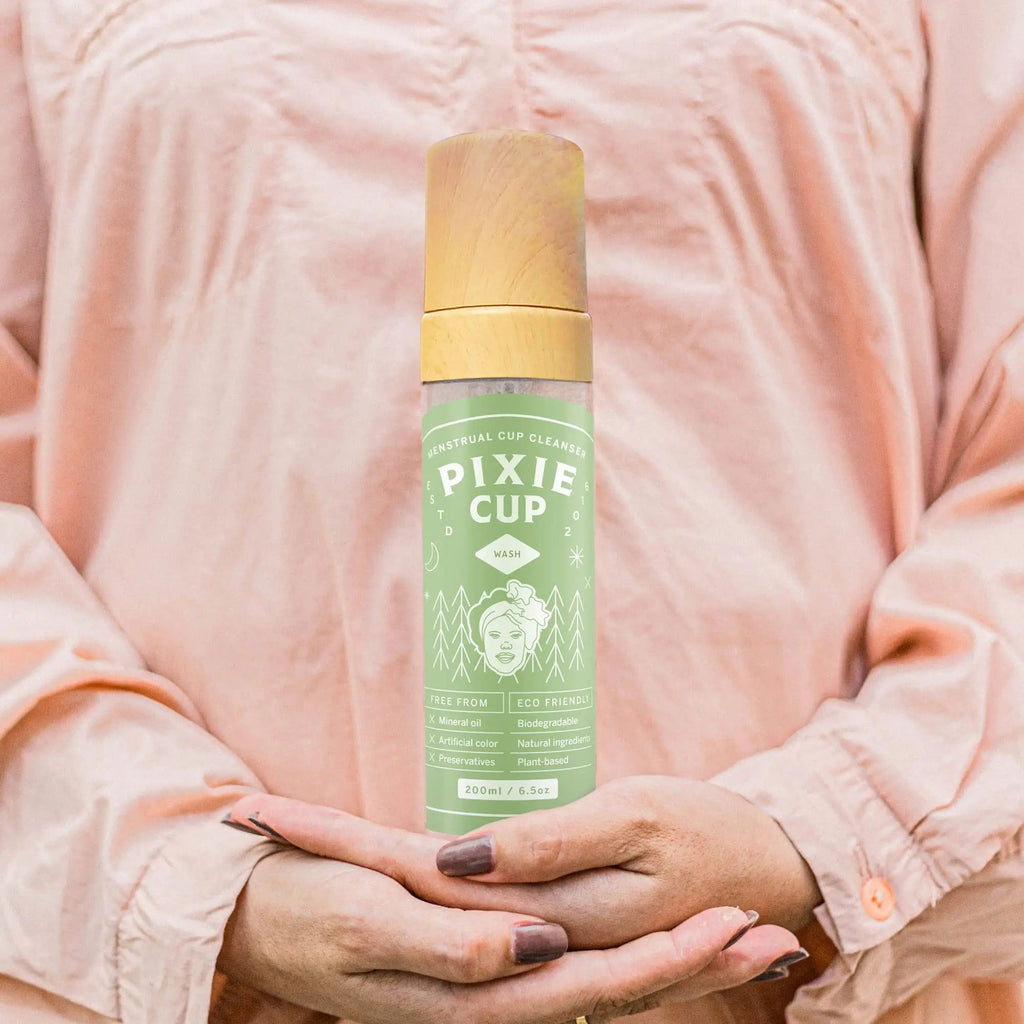 Pixie Menstrual Cup Cleaner Wash + Foaming Dispenser + More Wash in Bottle Than Any Other Brand Pixie Cup Au supplements