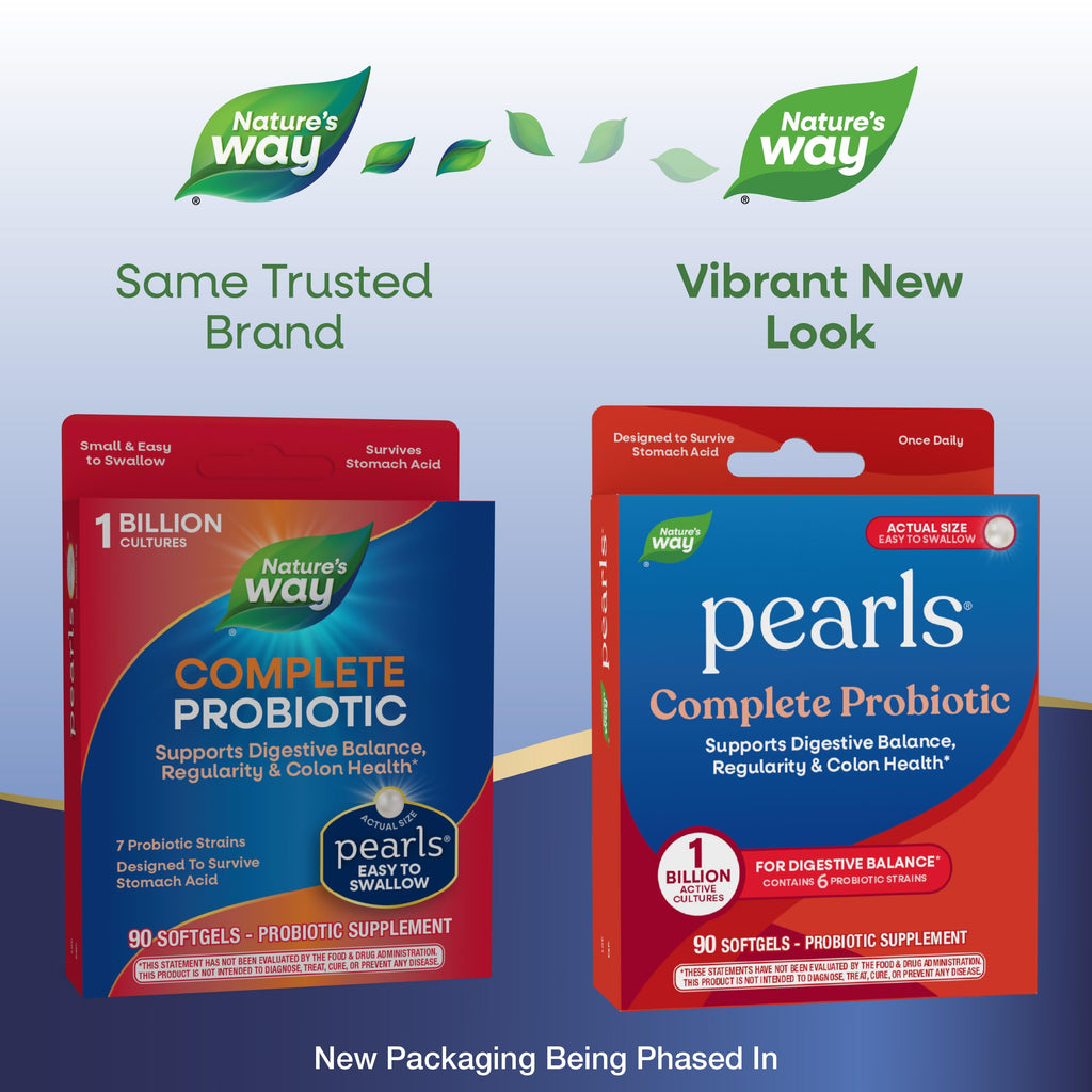Nature's Way Probiotic Pearls Complete, 1 Billion Live Cultures, 90 Softgels Nature's Way Au supplements