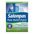 Salonpas Pain Relief Patch, 20 Count (Pack of 1), Up to 12 Hours Temporary Relief of Mild to Moderate Pain, Backache, Sore Muscle, Sprains, Bruises Salonpas Au supplements