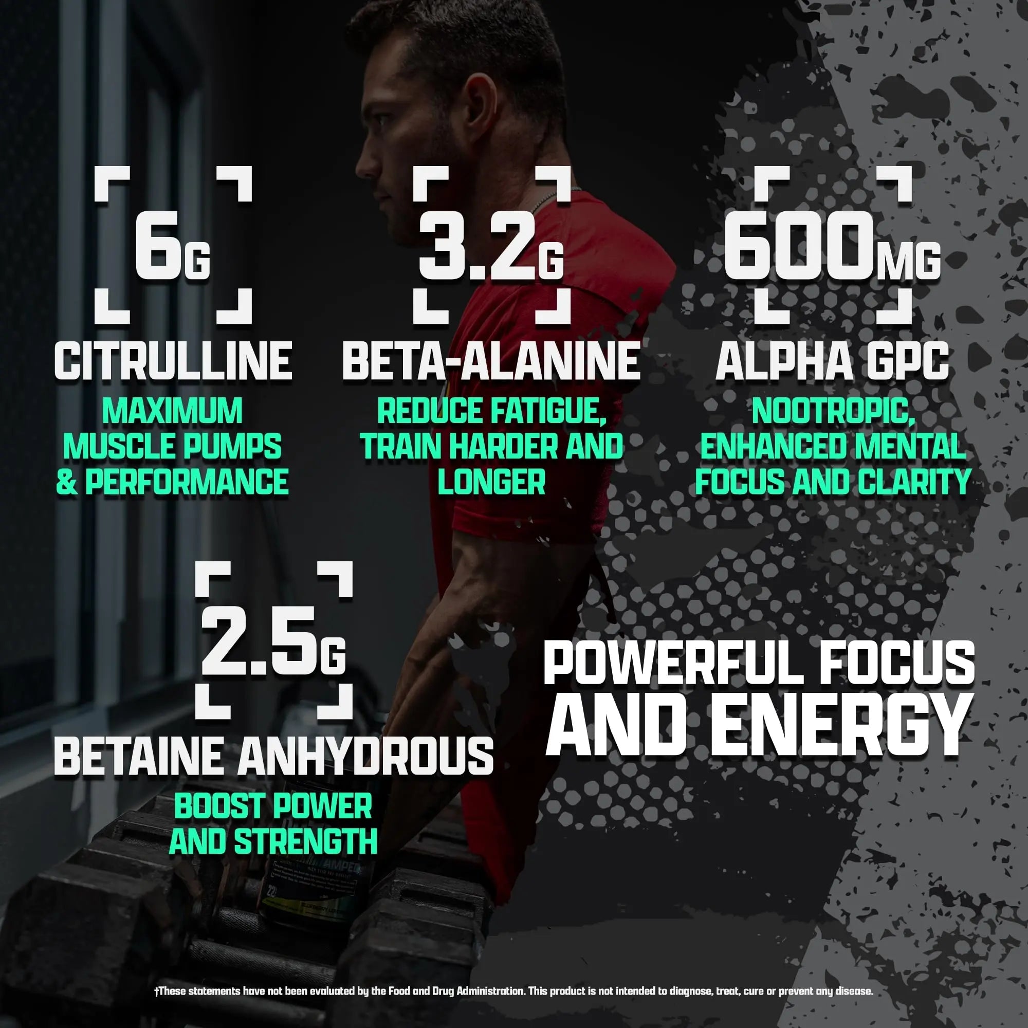 OUTLIFT Amped Max Dosed Pre Workout Powder, 6G Citrulline, 3.2G Beta Alanine Nutrex Research Au supplements