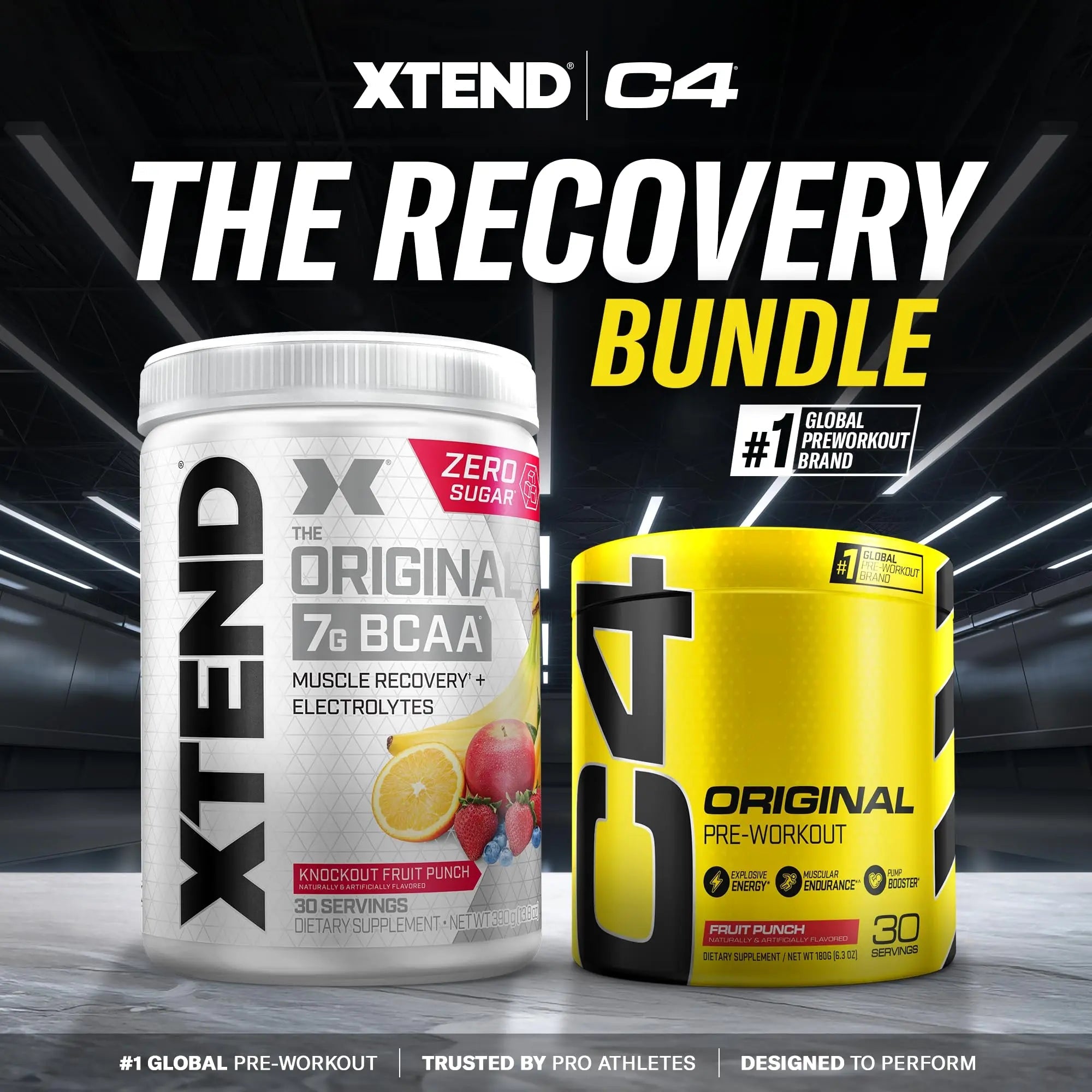 Cellucor Pre Workout & BCAA Bundle, C4 Original Pre Workout Powder, Fruit Punch Scivation Au supplements
