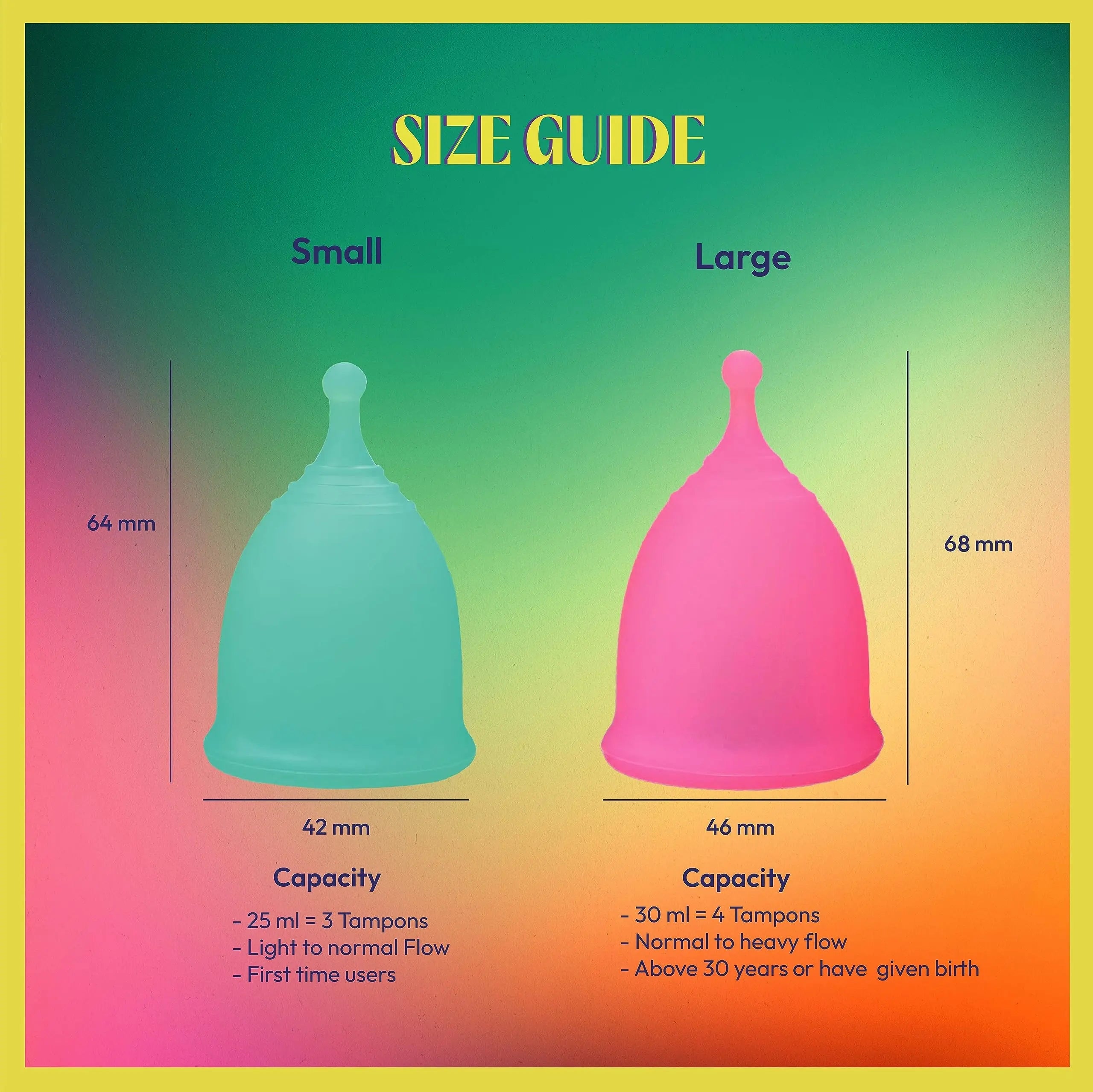 JAZZ Cup Soft Menstrual Cups – with Travel-Cotton Pouch – Reusable, 12-Hour Protection, 100% Medical JAZZ cup Au supplements