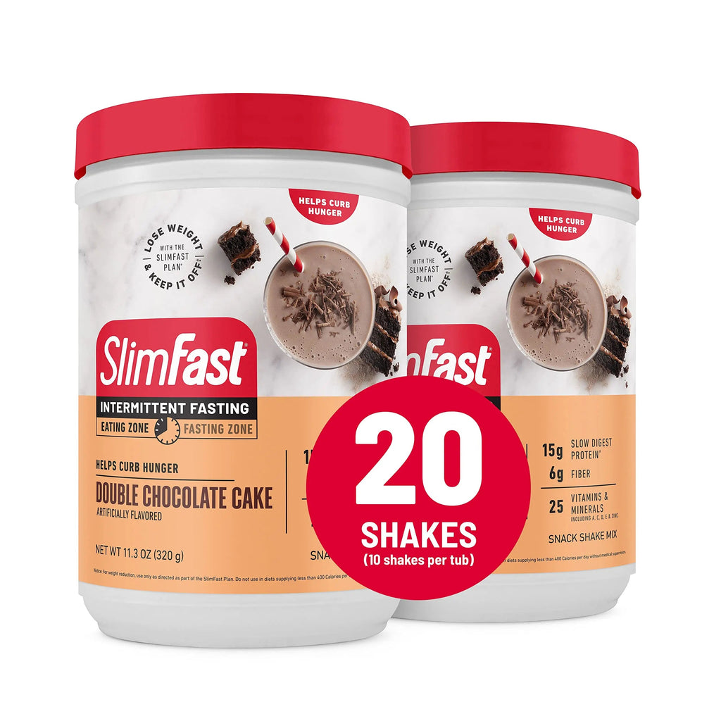 SlimFast Intermittent Fasting, Casein Protein Powder, Biotin with Vitamin & Mineral Bend SlimFast Au supplements