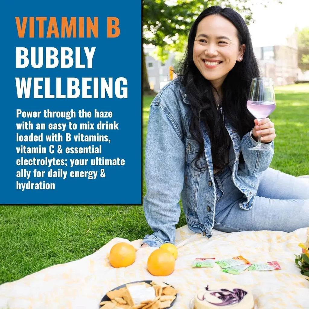 Ener-B+ Sugar Free Multivitamin Drink Mix - Vitamin Packets for Water, Electrolytes Powder No Sugar, Hydration Boost Packets, Zero Sugar Ener-Life Au supplements
