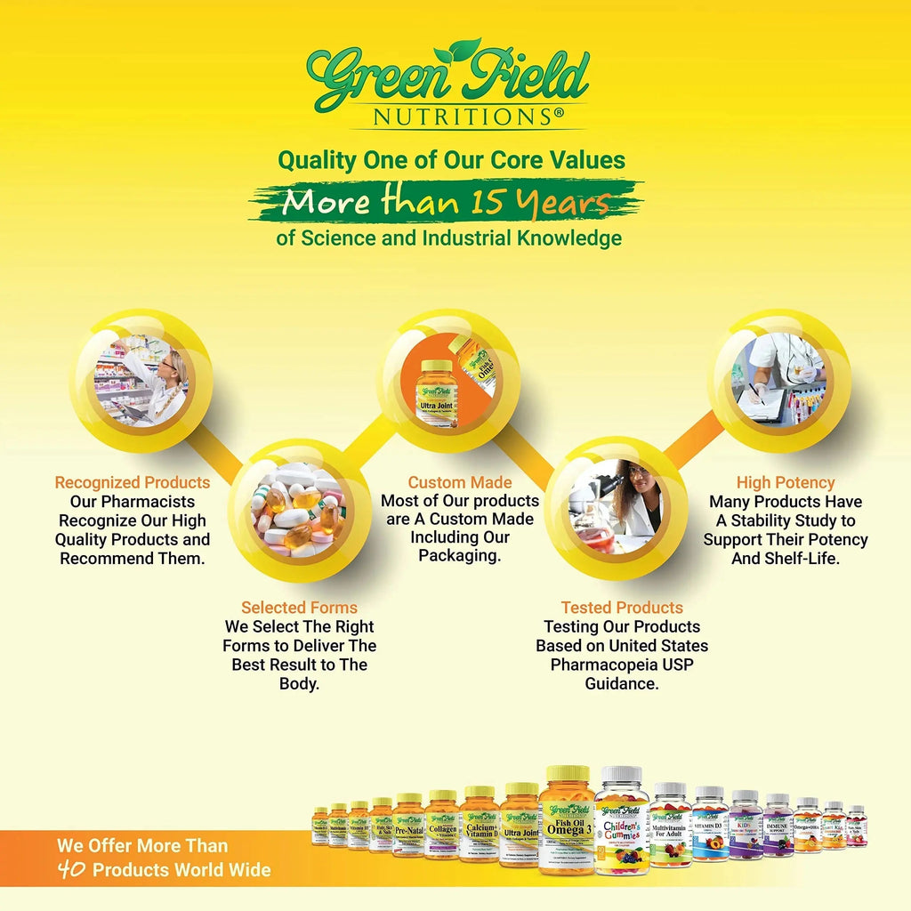 Greenfield Nutritions Halal Multivitamins for Women and Men - 60 Gelatin Free Multivitamin Tablets with 27+ Vitamin Minerals, A, B12, C, D3, Iron and Zinc GREEN FIELD NUTRITIONS Au supplements