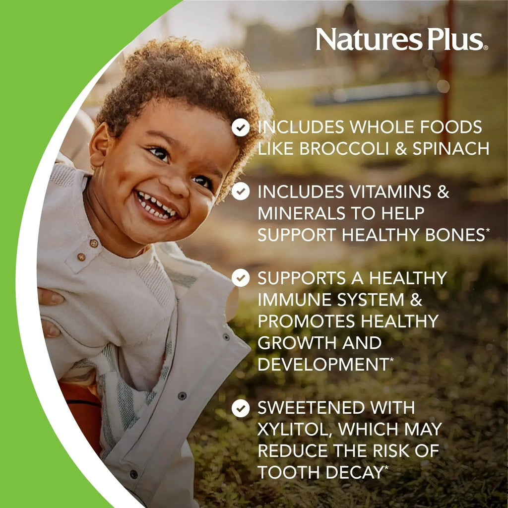 NaturesPlus Animal Parade Sugar-Free Children's Multivitamin - Assorted Cherry, Grape & Orange Flavors - Pack of 2 NaturesPlus Au supplements