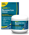 MagniLife Relaxing Leg Cream, Restless Legs, Deep Penetrating Topical for Pain, Naturally Soothe Cramping, Discomfort, and Tossing with Lavender and Magnesium - 4oz MagniLife Au supplements