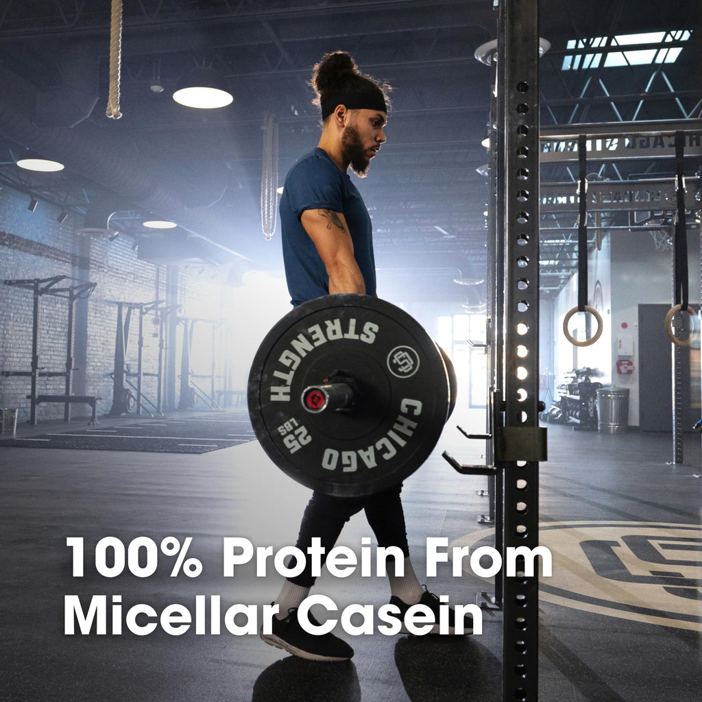 Optimum Nutrition Gold Standard 100% Micellar Casein Protein Powder, Slow Digesting, Helps Keep You Full, Overnight Muscle Recovery, Chocolate Supreme, 2 Pound (Packaging May Vary)