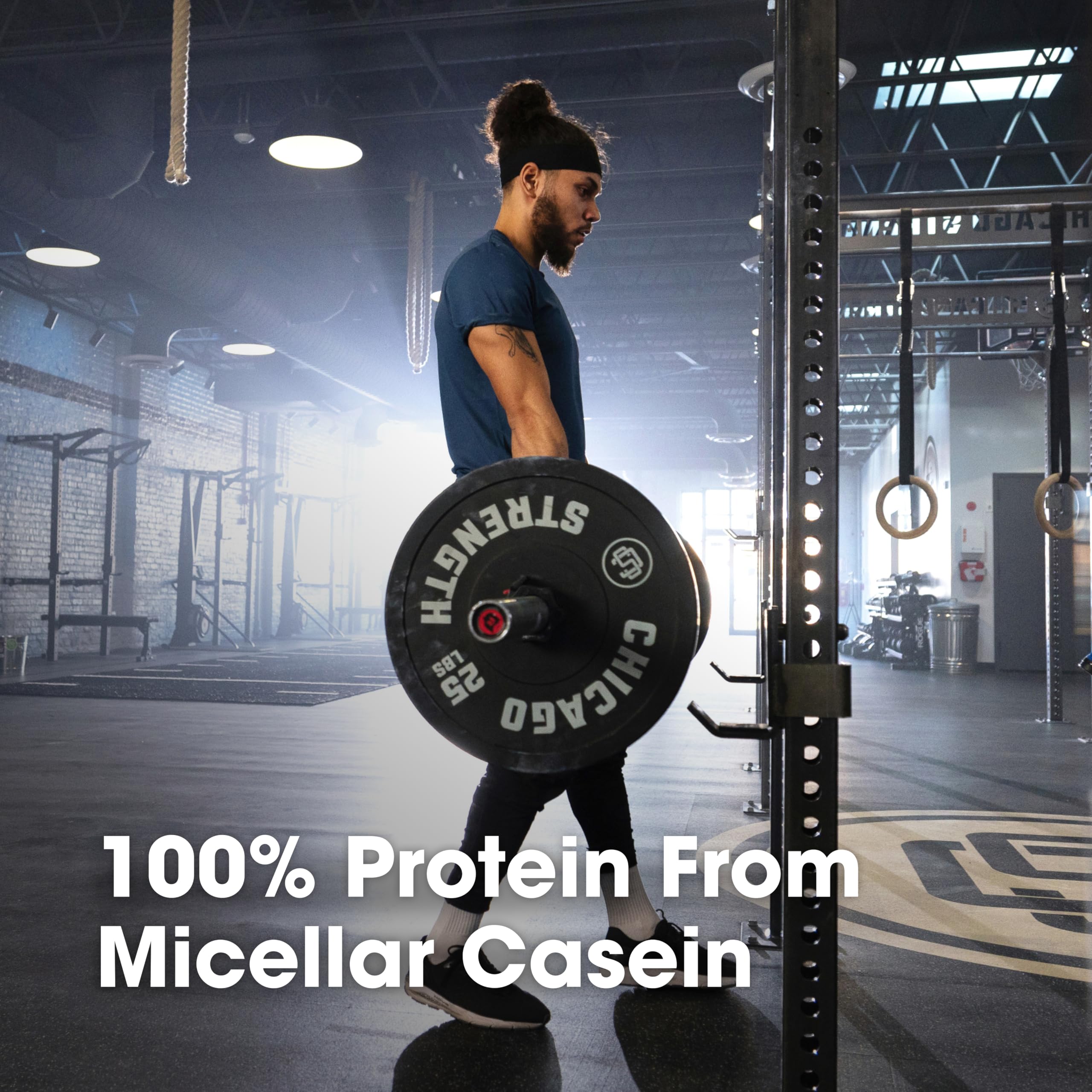 Optimum Nutrition Gold Standard 100% Micellar Casein Protein Powder, Slow Digesting, Helps Keep You Full, Overnight Muscle Recovery, Chocolate Supreme, 2 Pound (Packaging May Vary)