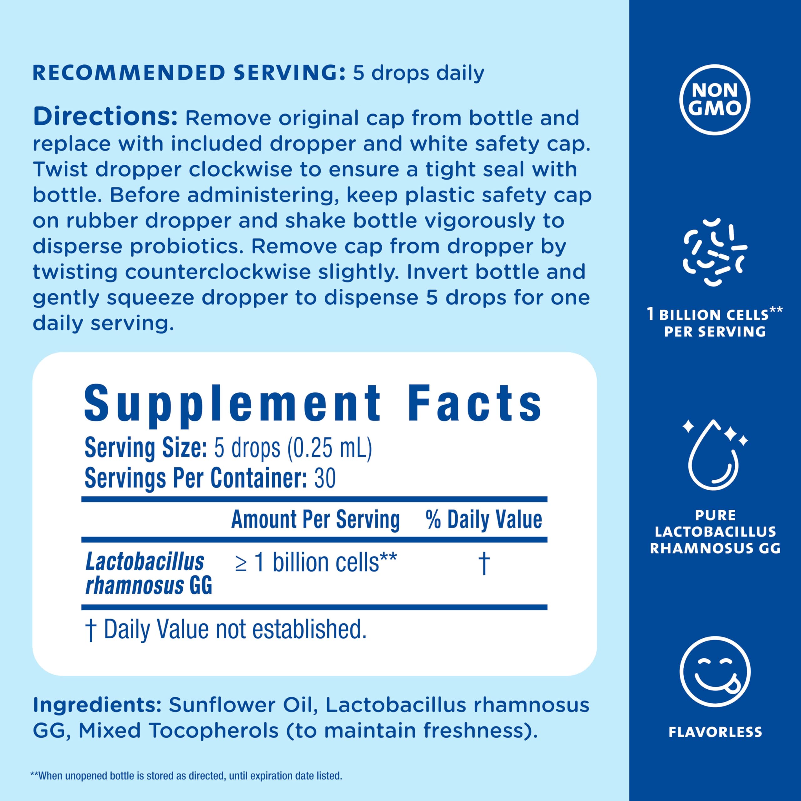 Mommy's Bliss Baby Probiotic Drops Everyday - Gas, Constipation, Colic Symptom Relief - Newborns & Up