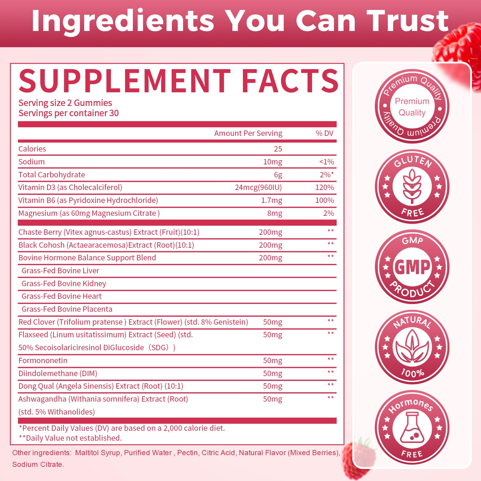 GREENPEOPLE Menopause Supplements for Women Gummies - 16-in-1 Dual Action Menopause Relief W/Black Cohosh, Vitex, Beef Organs for Hormone Balance, Hot Flashes, Night Sweats & Mood, Sugar-Free 60 CT GREENPEOPLE Au supplements