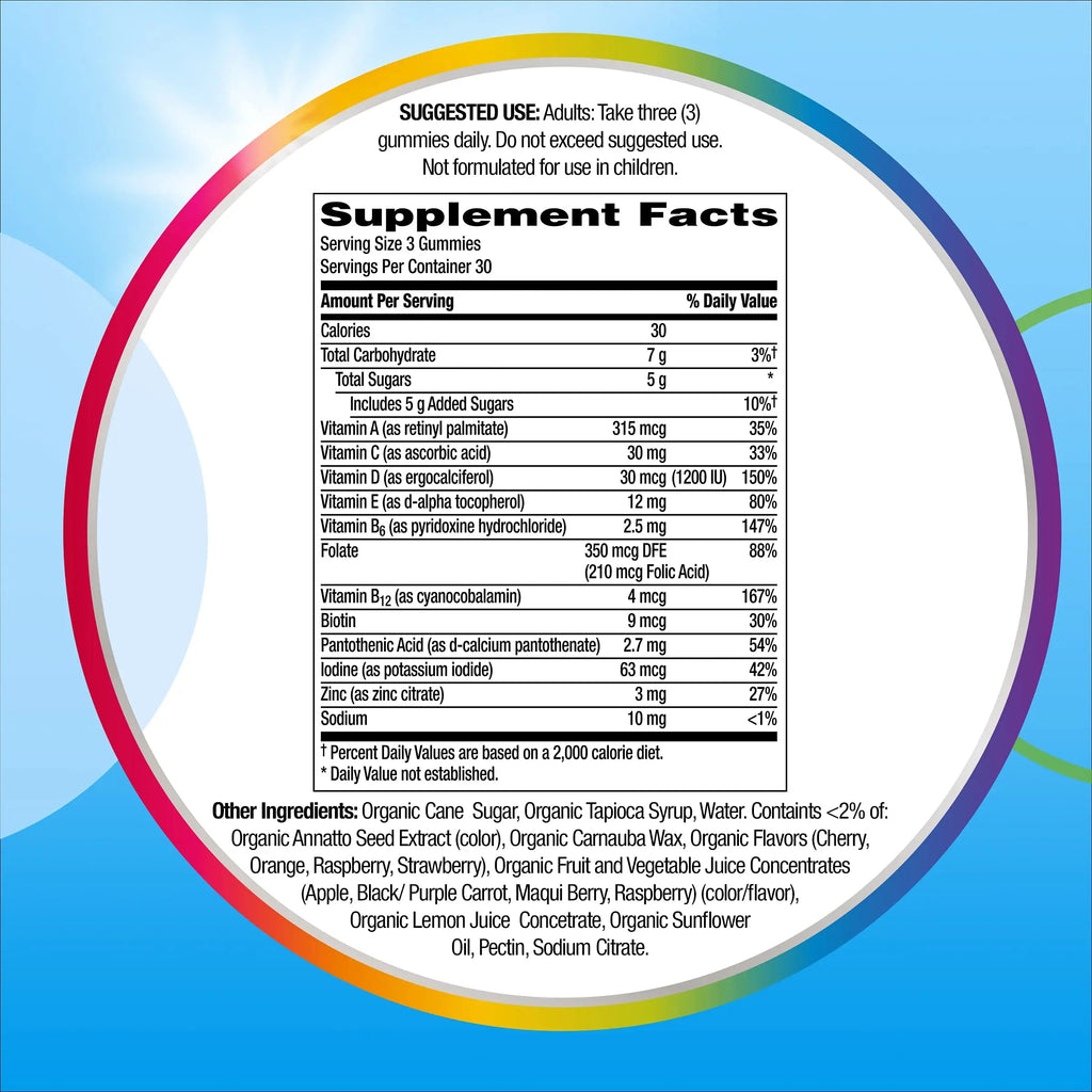 Centrum Men's Organic Multigummies, Men's Multivitamin Gummies, Organic Multivitamin for Men with Essential Nutrients Centrum Au supplements