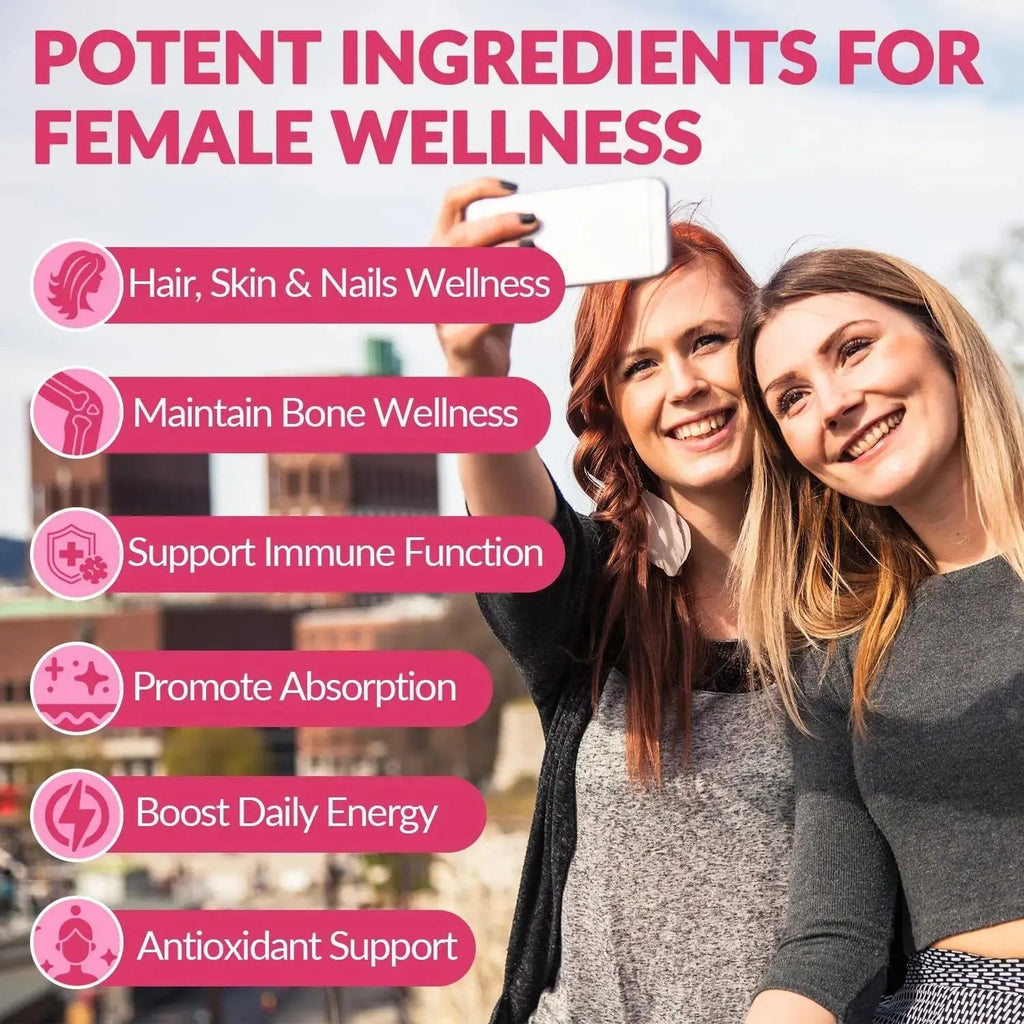WEEVIT Methylated Multivitamin for Women Gummies, Womens Multivitamin Gummy with Collagen, Iron, Omega-3 WEEVIT Au supplements