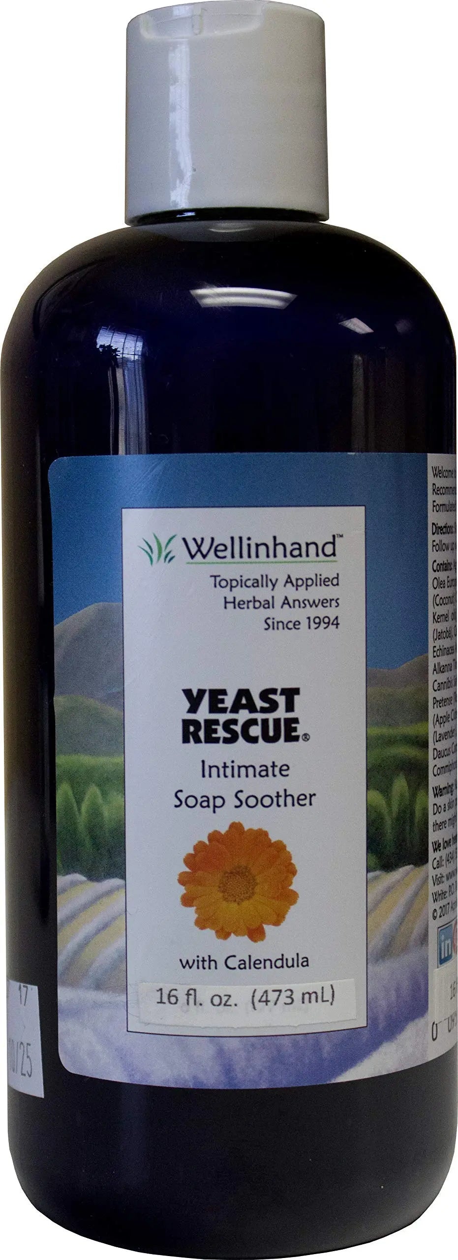 Yeast Rescue Soap Soother 16 fl.oz. Refill Economy Well-In-Hand Au supplements