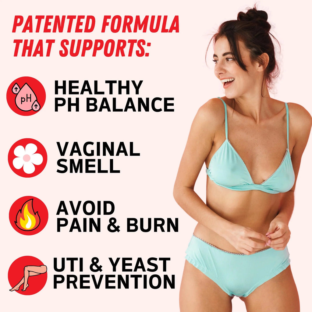 Purely Pink Prebiotic Probiotic Blend for Vaginal Health - Promote pH Balance, Healthy Flora and Odor Peach Perfect Au supplements