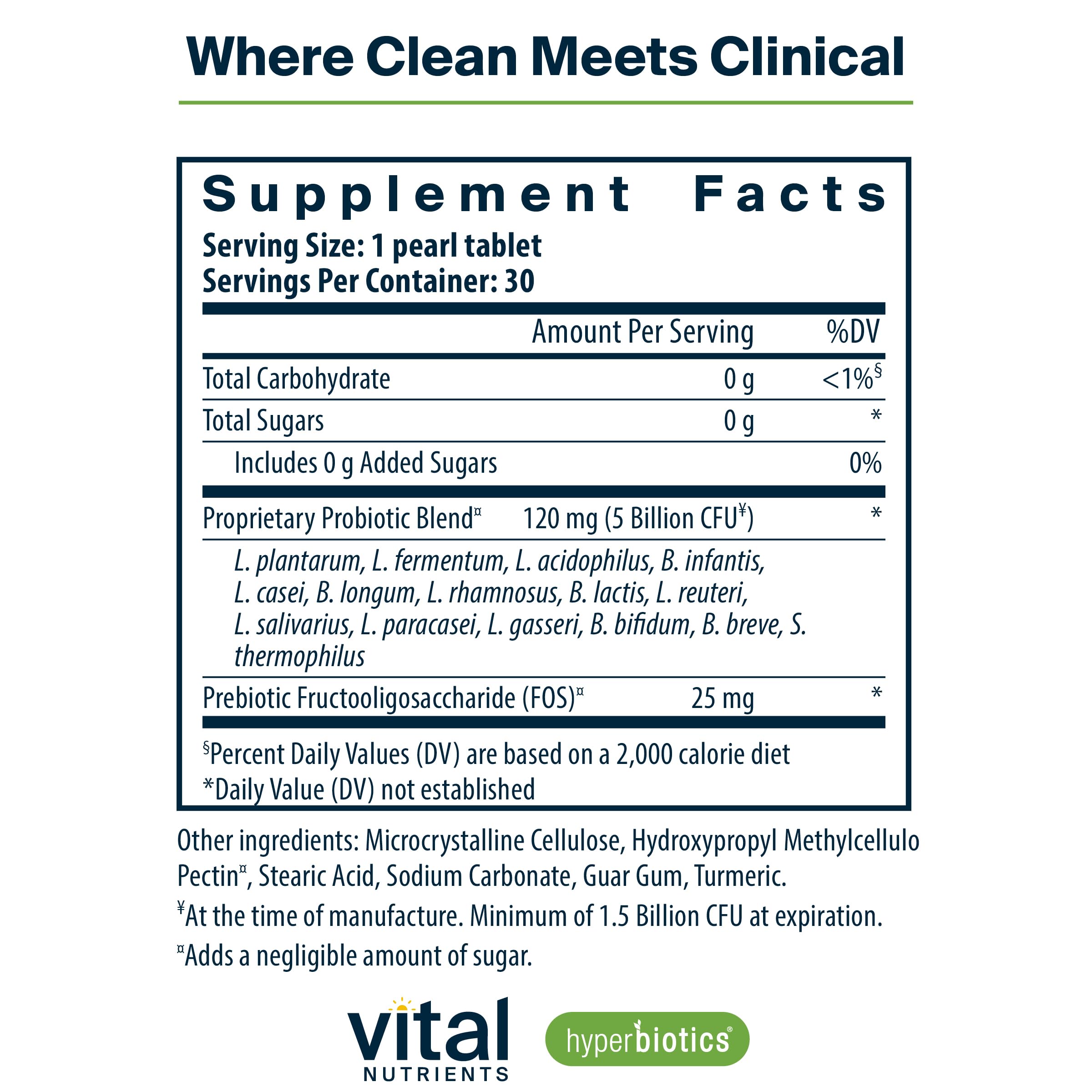 Hyperbiotics Vital Nutrients Pro-15 Prebiotics and Probiotics for Women and Men | 15 Science Backed Strains | Supports Occasional Constipation, Diarrhea, Gas & Bloating | 30 Vegan Time Release Pearls Hyperbiotics Au supplements