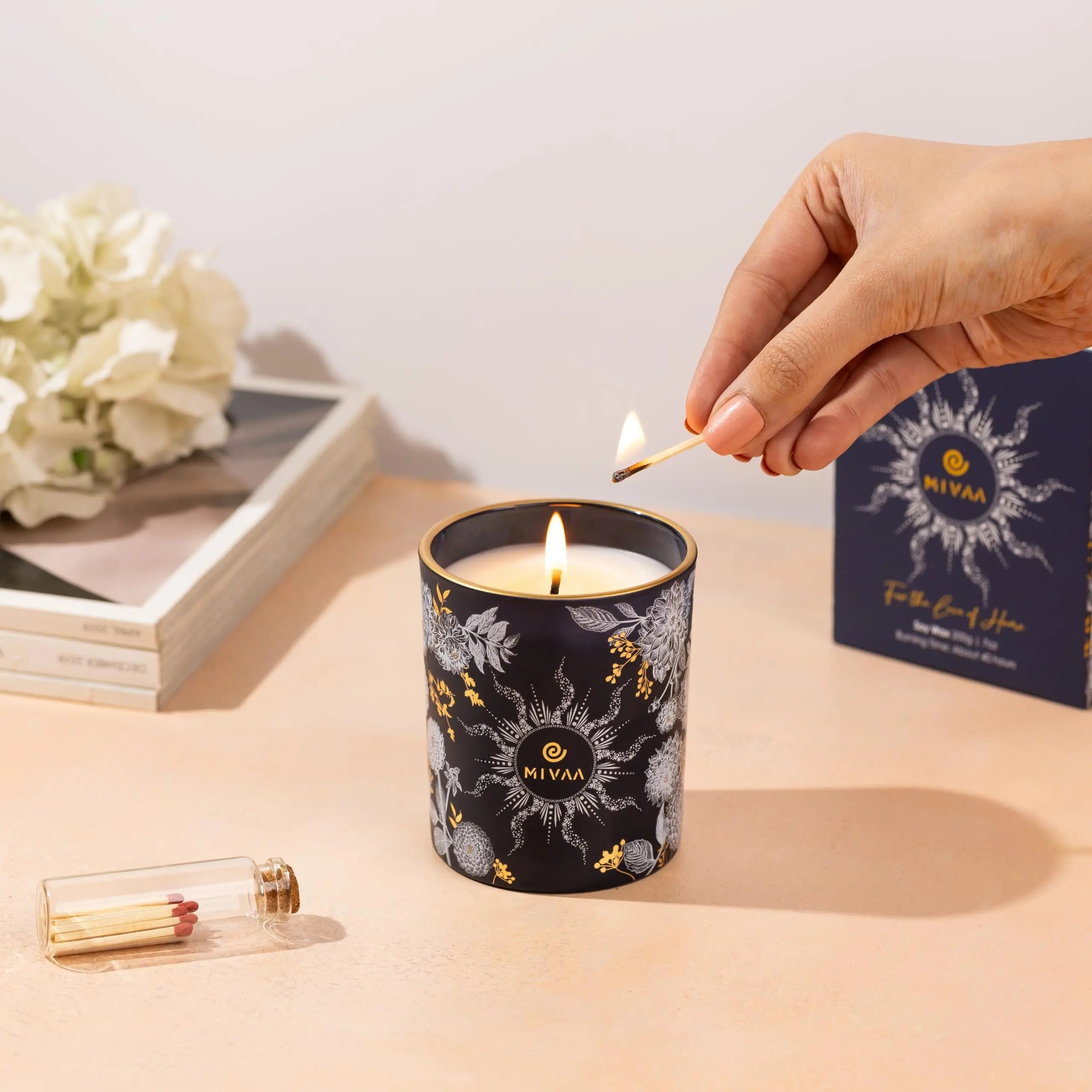 Mivaa Scented Candles - 100% Natural Soy Wax, 40 hrs Burn, Lead-Free Wicks, Holiday, Fall, Winter Msupps.com Au supplements