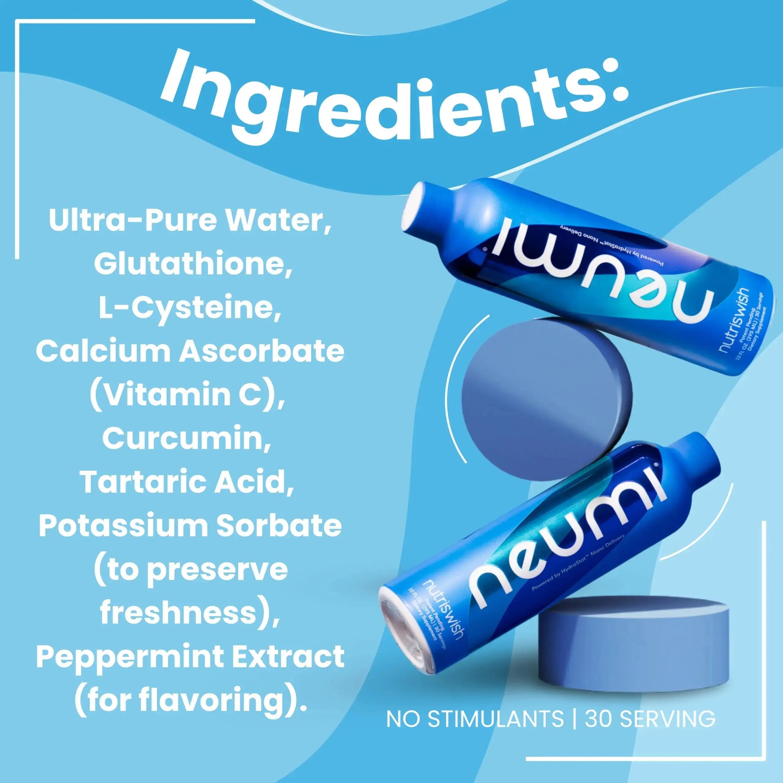 NUTRISWISH Neumi Multivitamin Supplements | 30 Servings | Enhanced Absorption with Ultra-Pure Water & Vitamin D | Immune Support, Joint Health NUTRISWISH Au supplements