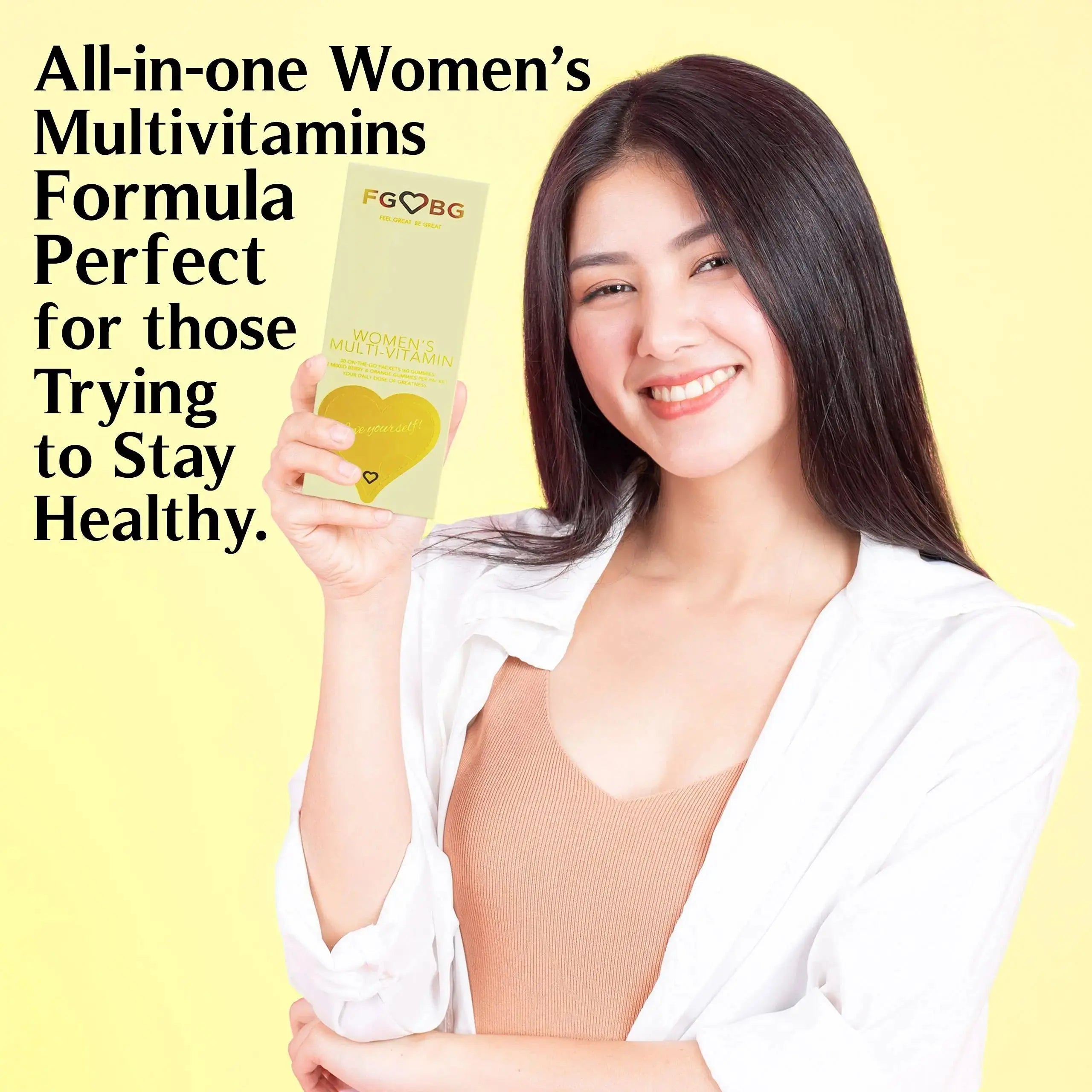 FGBG Women’s Multivitamin Gummies | Vegan All in One Formula | Boost Energy, Brain Function| Cruelty-Free | 30-Day Supply FGBG Au supplements