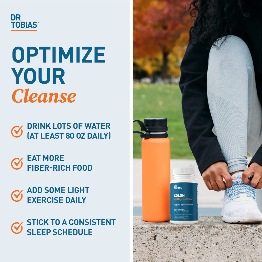 Dr. Tobias Colon Cleanse - Constipation Relief & Gut Health Support for Women & Men | 14 Day Colon Cleanser for a Gentle Colon Detox