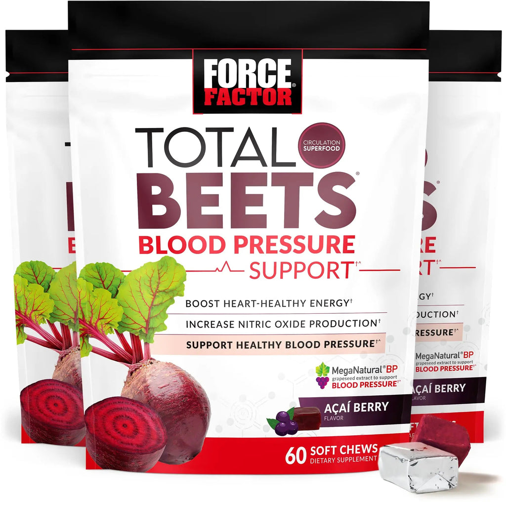 FORCE FACTOR Total Beets Blood Pressure Support Supplement, Beets Supplements Force Factor Au supplements