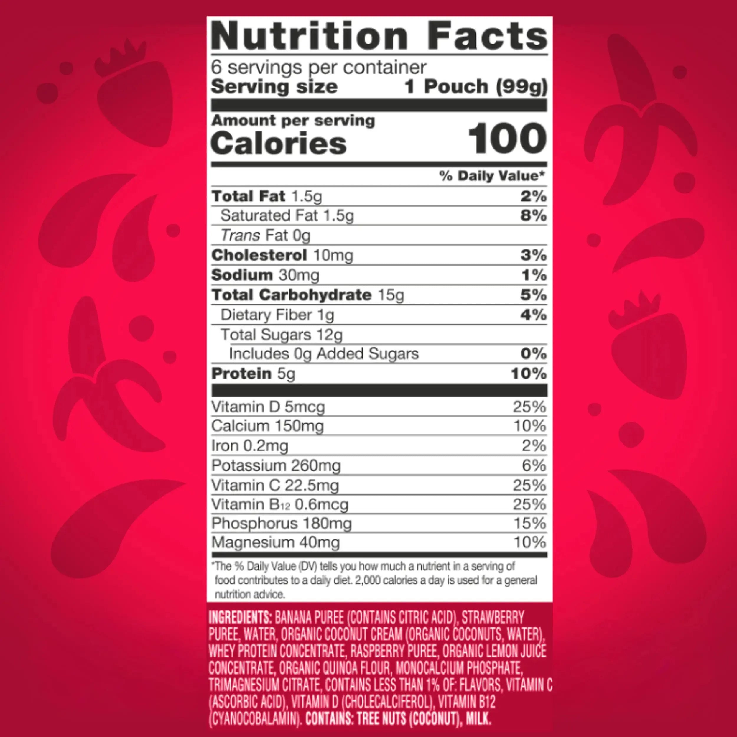 vitafusion Vitamin-Boosted Smoothie +Protein for Energy Metabolism and Immune Support, Strawberry Banana Flavor Excellent Source Vitafusion Au supplements