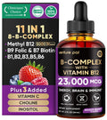 Venture Pal Vitamin B Complex Liquid Drops, B12 Methylcobalamin | B9 Folic | B1,B2,B3,B5,B6,B16 - Vitamin C, Choline, Inositol