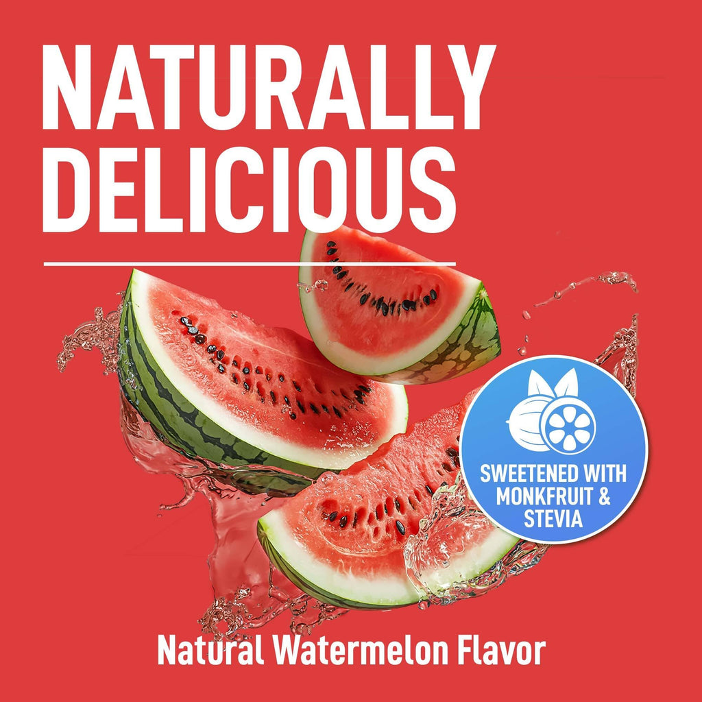 Keppi Electrolytes Powder – Watermelon Flavor – 50 Servings – Electrolytes Powder No Sugar for Hydration – Keto & Fasting Friendly Electrolyte Drink w/Magnesium