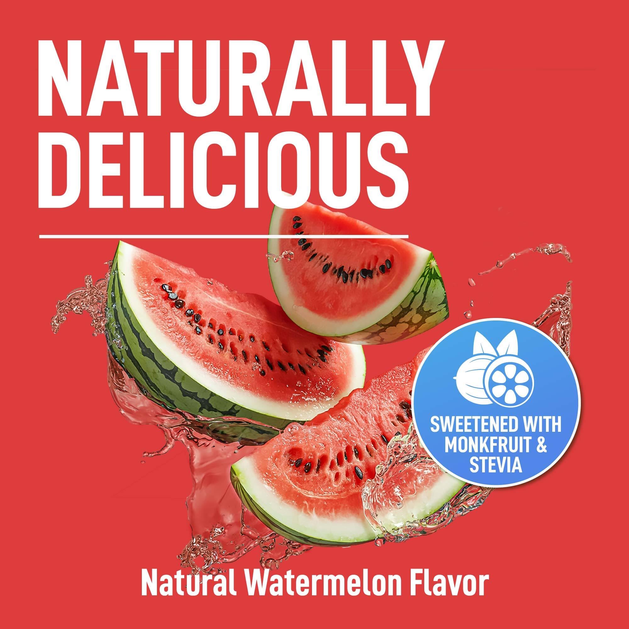 Keppi Electrolytes Powder – Watermelon Flavor – 50 Servings – Electrolytes Powder No Sugar for Hydration – Keto & Fasting Friendly Electrolyte Drink w/Magnesium