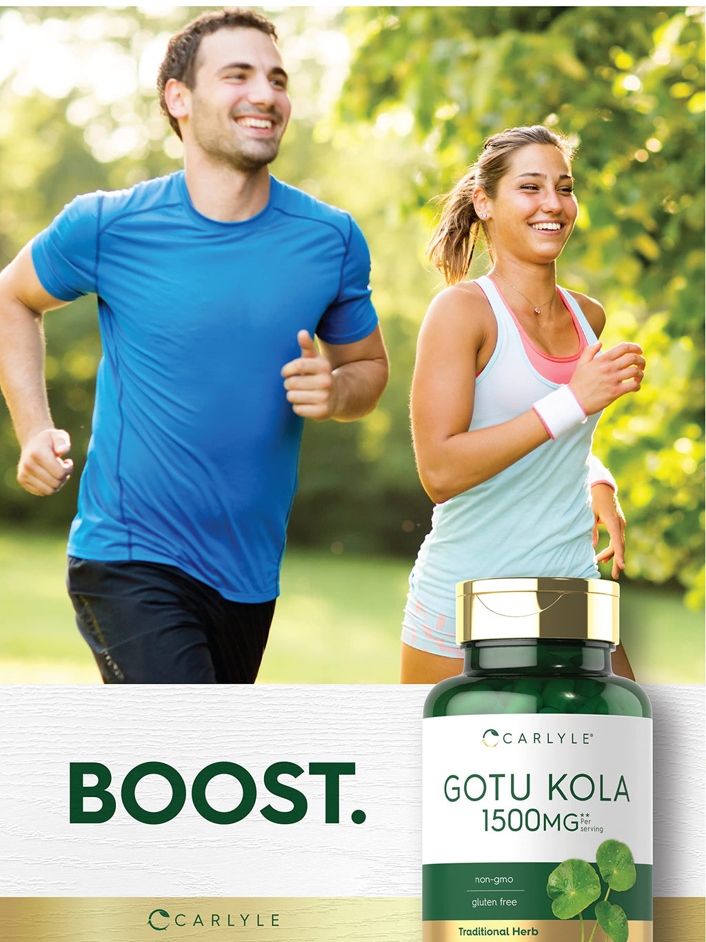 Carlyle Gotu Kola Capsules | 180 Count | Non-GMO, Gluten Free | Traditional Herb Extract