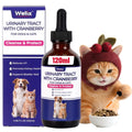 4oz Wellix Natural Cat & Dog UTI Treatment Drops,Cat & Dog Urinary Tract Infection Treatment - Cranberry & D-Mannose for Dogs & Cats - Kidney Health Supplement Wellix Au supplements