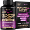 Menopause Supplements for Women - Dong Quai, Black Cohosh, Pre & Probiotics - Sweats & Hot Flashes Relief - Digestion, Sleep & Mood Support - 25-in-1 Perimenopause Complex