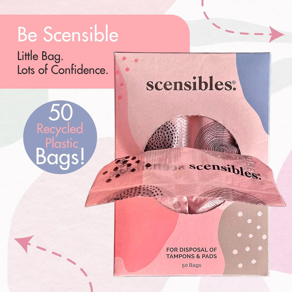 Scensibles Personal Care Disposal Bags (50 Count) - For Tampons, Pads, Liners, Condoms & More SCENSIBLES Au supplements