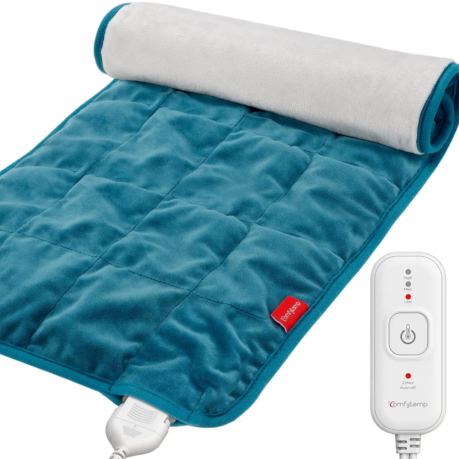 Comfytemp Full Weighted Heating Pad for Back Pain & Cramps Relief, 2.2lb Large Electric Comfytemp Au supplements
